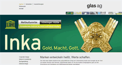 Desktop Screenshot of glas-ag.com